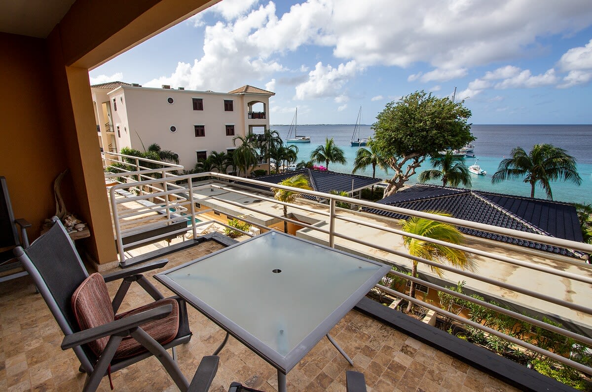 Seaside Bonaire Urlaub Apartments Karibik View